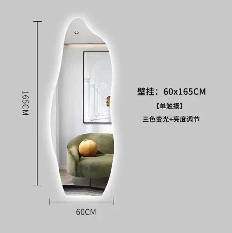 Big Bedroom Mirror Lights Full Body Smart Mirror 