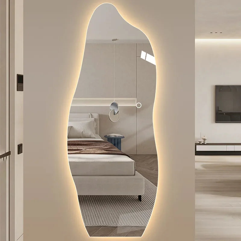 Big Bedroom Mirror Lights Full Body Smart Mirror 