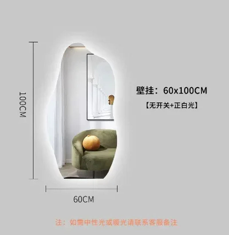 Big Bedroom Mirror Lights Full Body Smart Mirror 