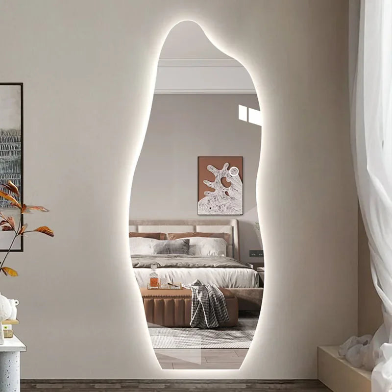 Big Bedroom Mirror Lights Full Body Smart Mirror 