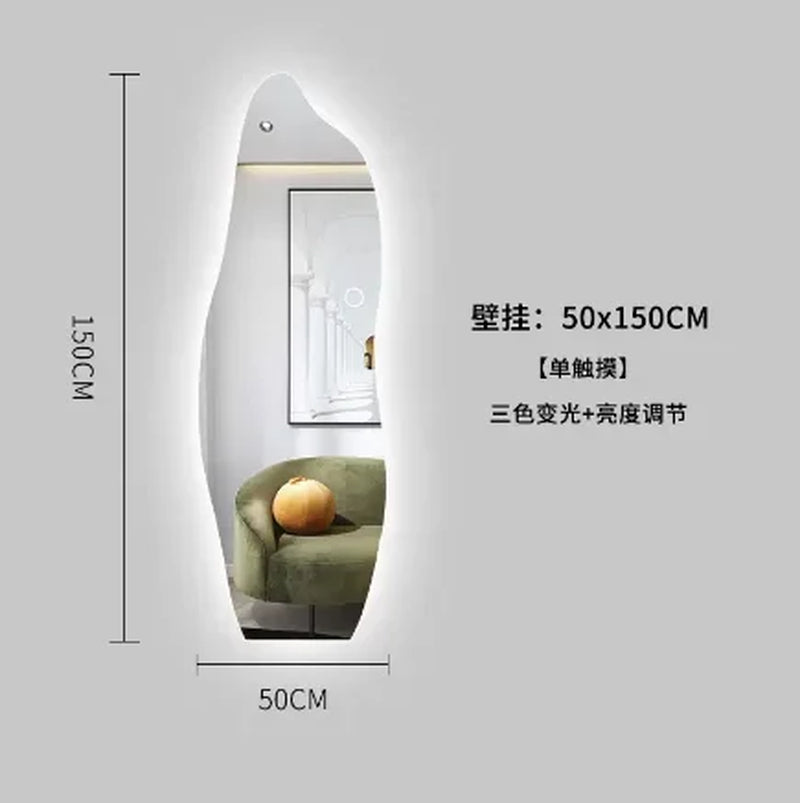 Big Bedroom Mirror Lights Full Body Smart Mirror 