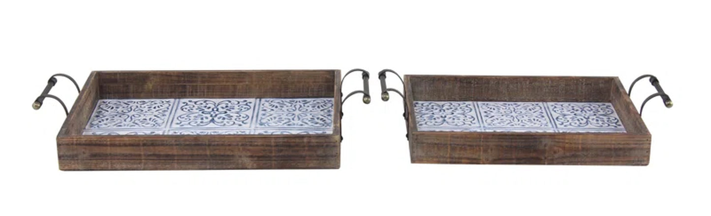 Vanmatre Tray - Set of 2